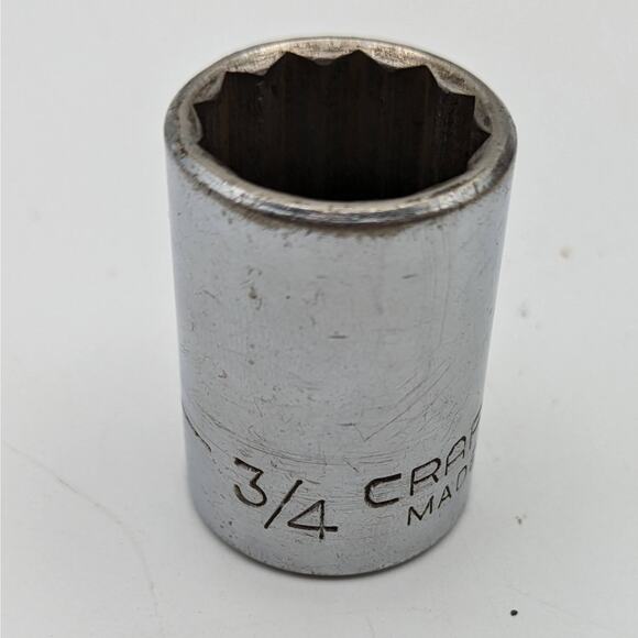 Craftsman Shallow Socket 3/4 1/2" Drive 12 Point -VV- Series 47508 - Picture 4 of 7